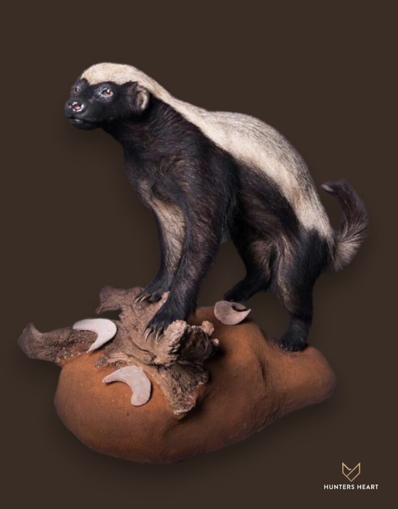 ALT TEXT|Honey Badger Life-Size mount Taxidermy - Exclusive Mount